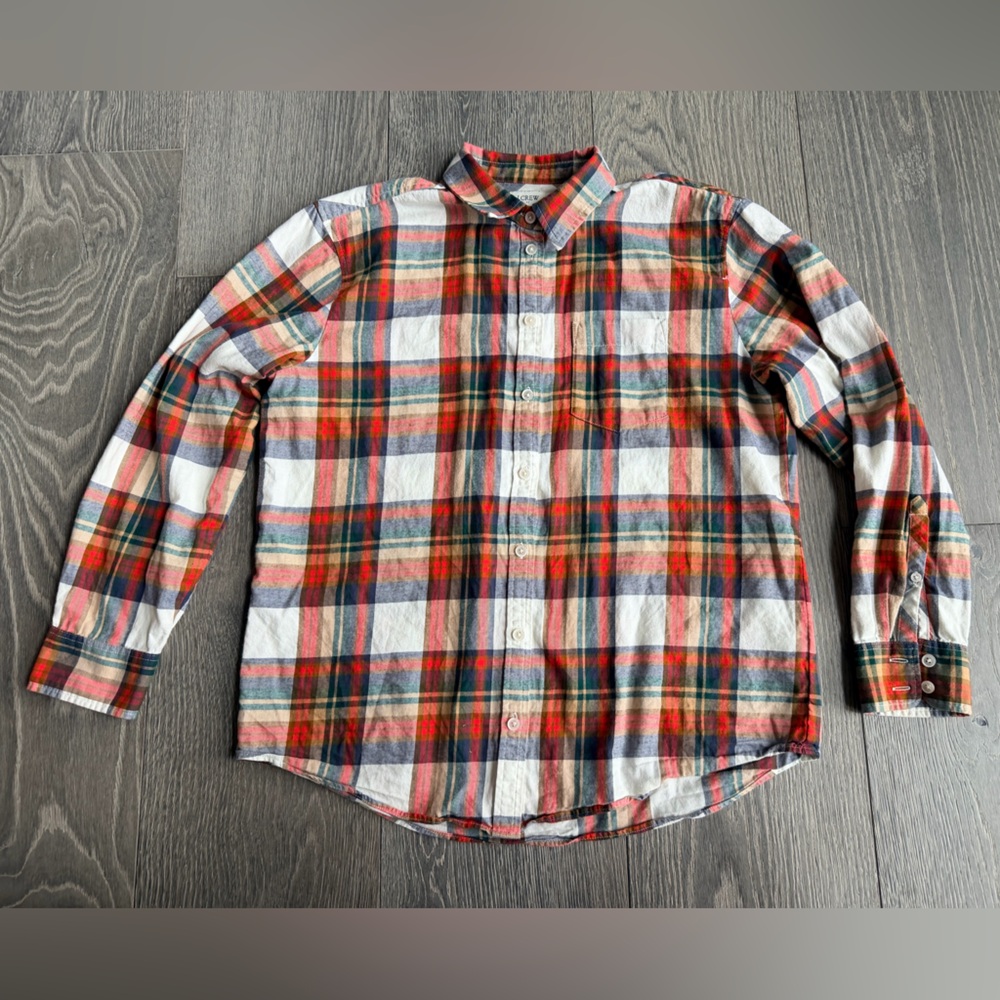 J.Crew Factory Flannel Plaid Button Up Size Small
